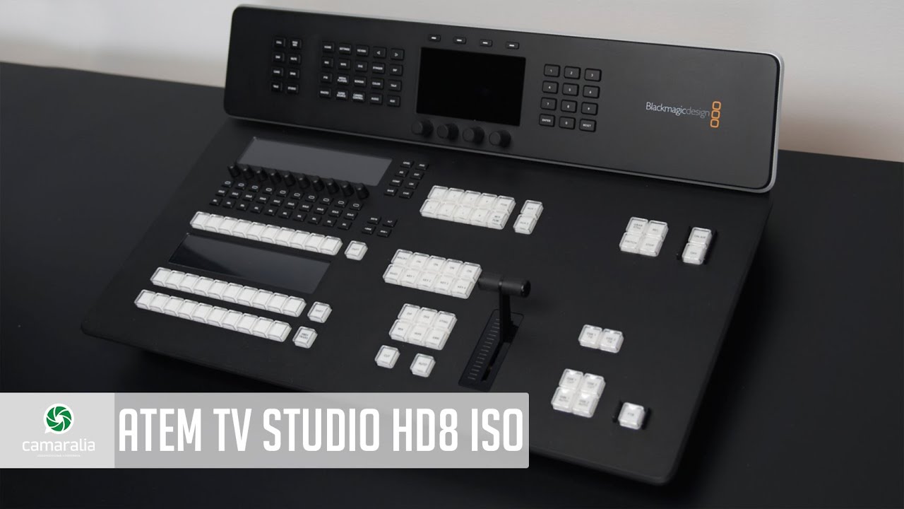 🎛️ ATEM Television Studio HD8 ISO: Lo último de Blackmagic en producciones en vivo.