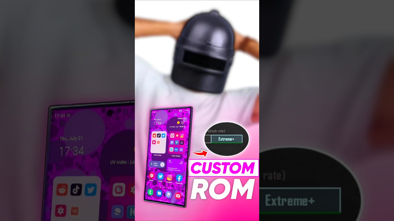 Gaming Custom ROM for Android 🔥 120 FPS BGMI #shorts #bgmi #customrom #120fps