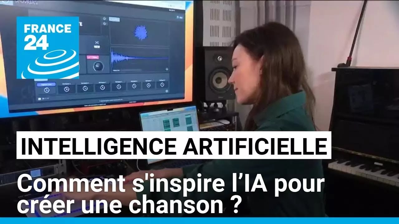 Intelligence artificielle : comment s'inspire l&rsquo;IA pour cr&eacute;er une chanson ? &bull; FRANCE 24