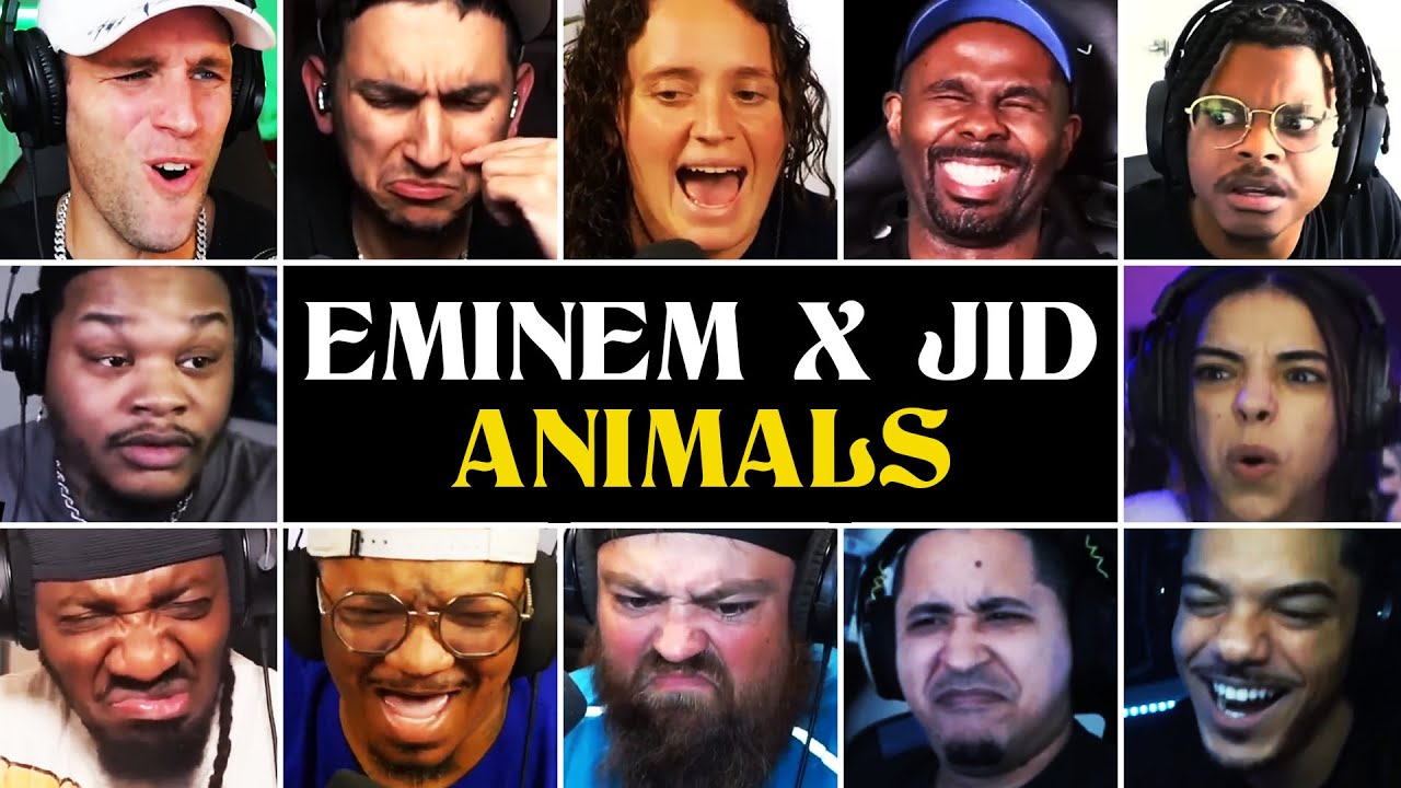 UNCUT Reaction Mashup🔥 JID & Eminem - Animals (Pt. 1)