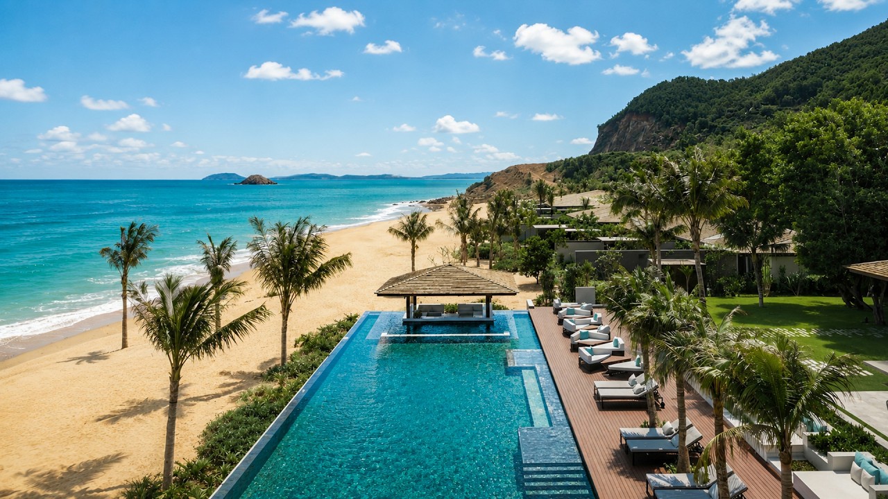 Anantara Quy Nhon Villas, роскошный 5-звёздочный курорт Вьетнама (4K тур по отелю и обзор)