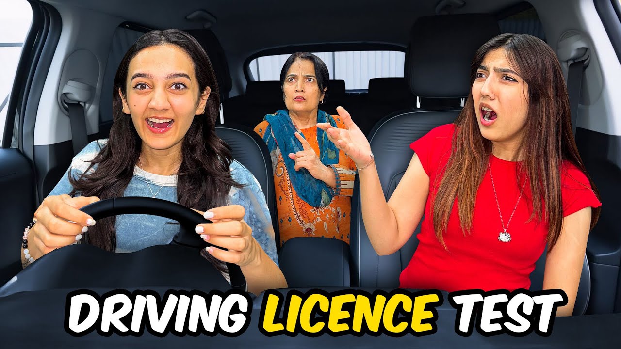 Driving License Test Mai Fail Hogai 😭| Mama Say Boht Dant pari  😰| Sistrology