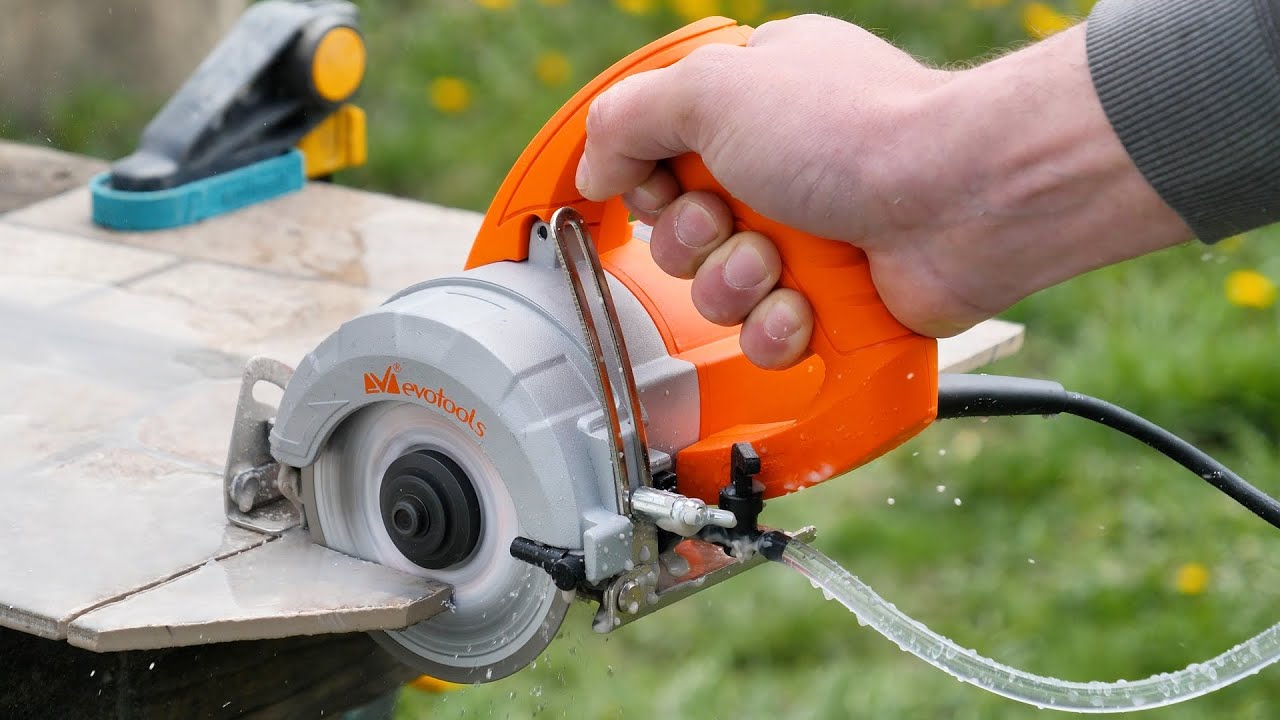 Polizor sau Masina electrica debitat placi ceramice? Evotools CS-1250, 1250W, 110 mm