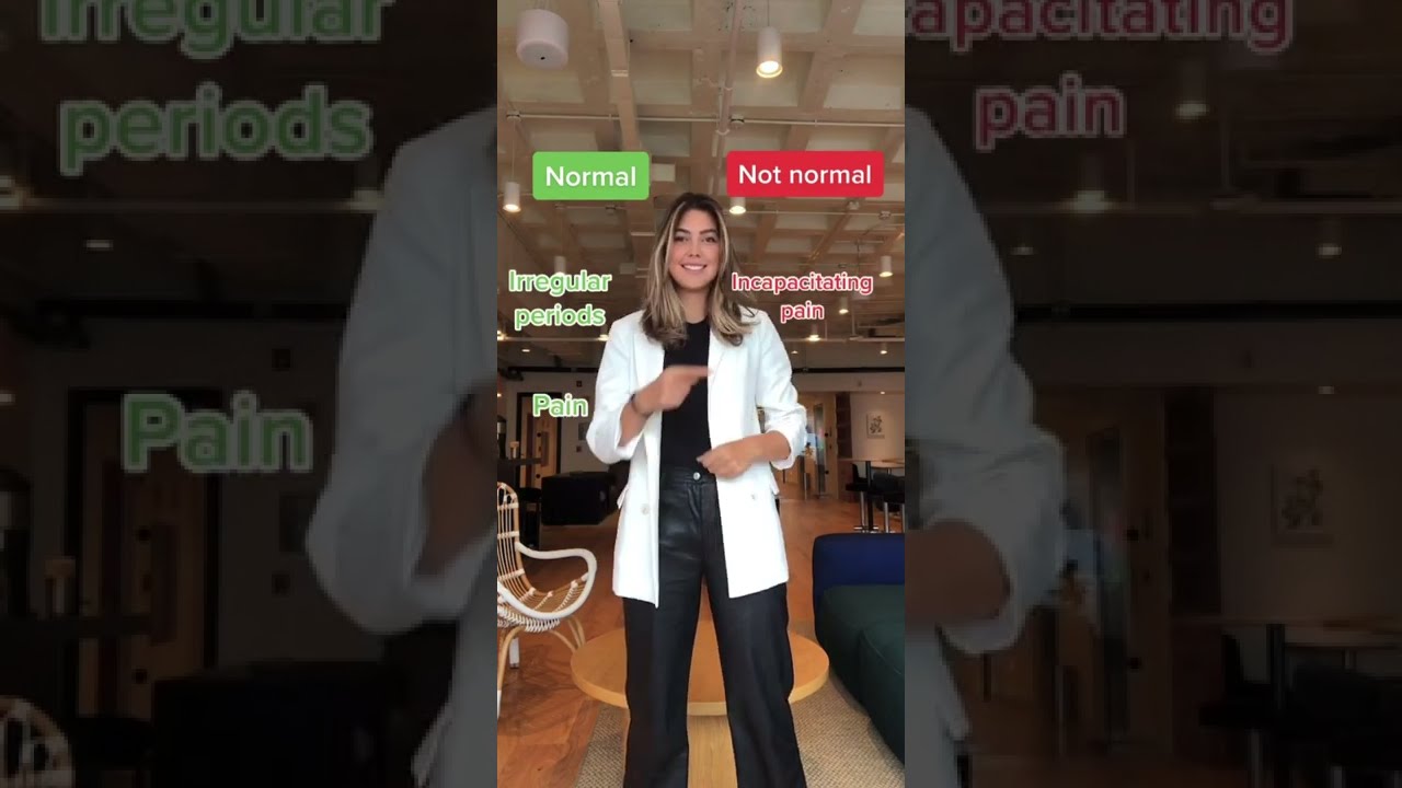 What is normal on a teen period?