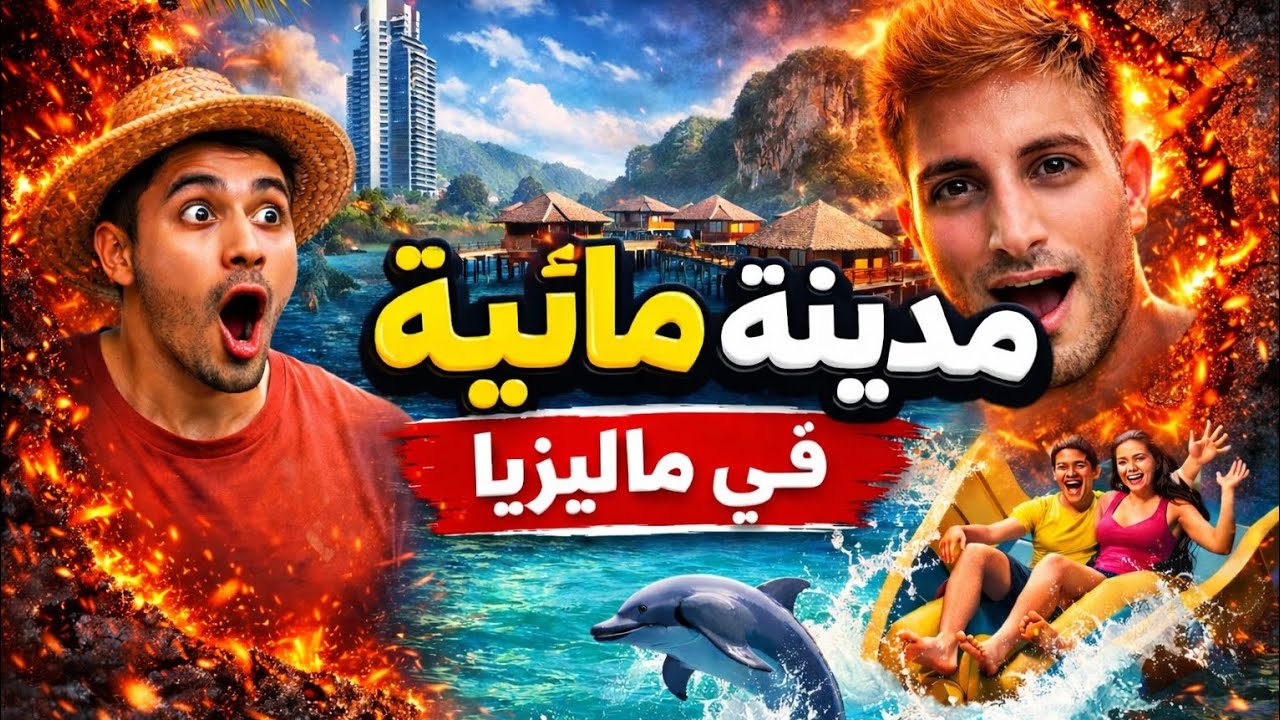  اكثر مدينه مائيه مشهوره في ماليزيا الجزء الثاني 💦🌊🏞️