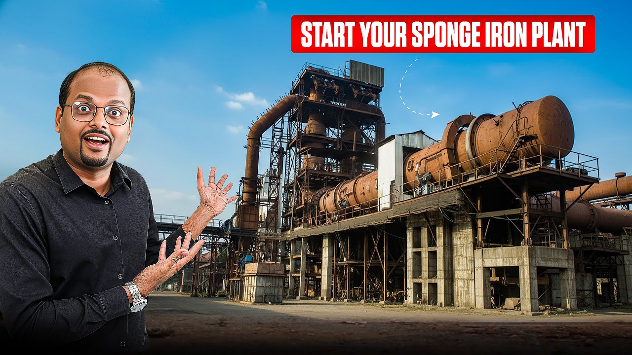 Sponge Iron Plant Setup & Business Guide | Full Process, Investment & Profit Details