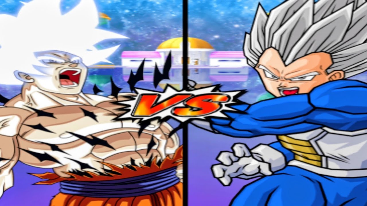 Goku UI Vs Vegeta UI | God Level Battle | DBZ Bt3 Mod |