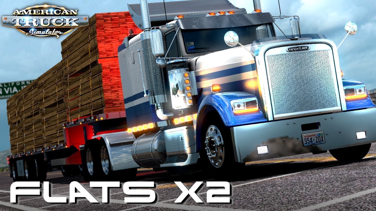 FLATTOPS and FLATBEDS | NEW FREIGHTLINER CLASSIC | AMERICAN TRUCK SIMULATOR
