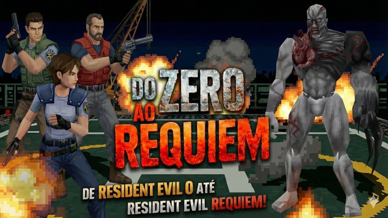 Resident Evil 1 Director's Cut - CHRIS - FINAL l  Do ZERO ao REQUIEM - PS1 #3