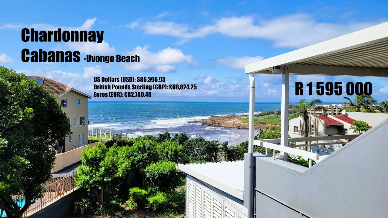 Beachfront Bliss at Chardonnay Cabanas, Uvongo | Fully Furnished 3-Bed Apartment with Ocean Views 🇿🇦