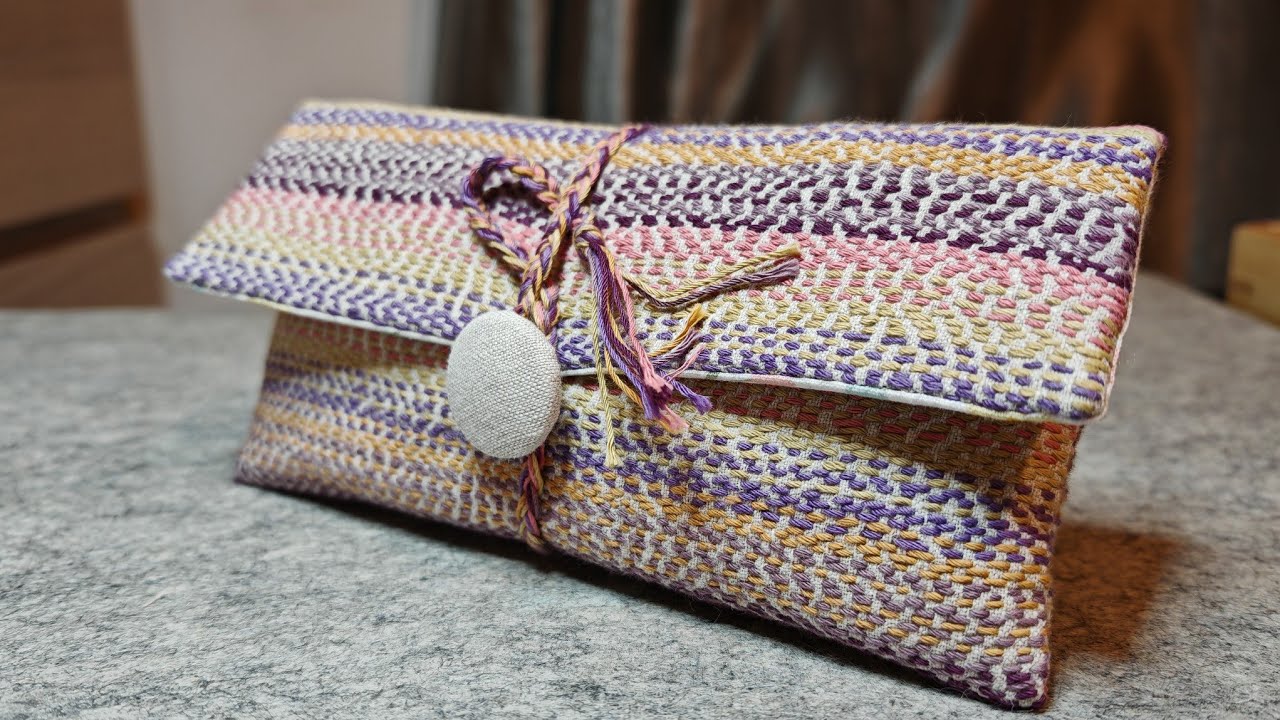 Any Size sashiko prochette /trousse/broderie/purse/minding/刺子绣布包 /任意尺寸 embroidery tutorial # 0121