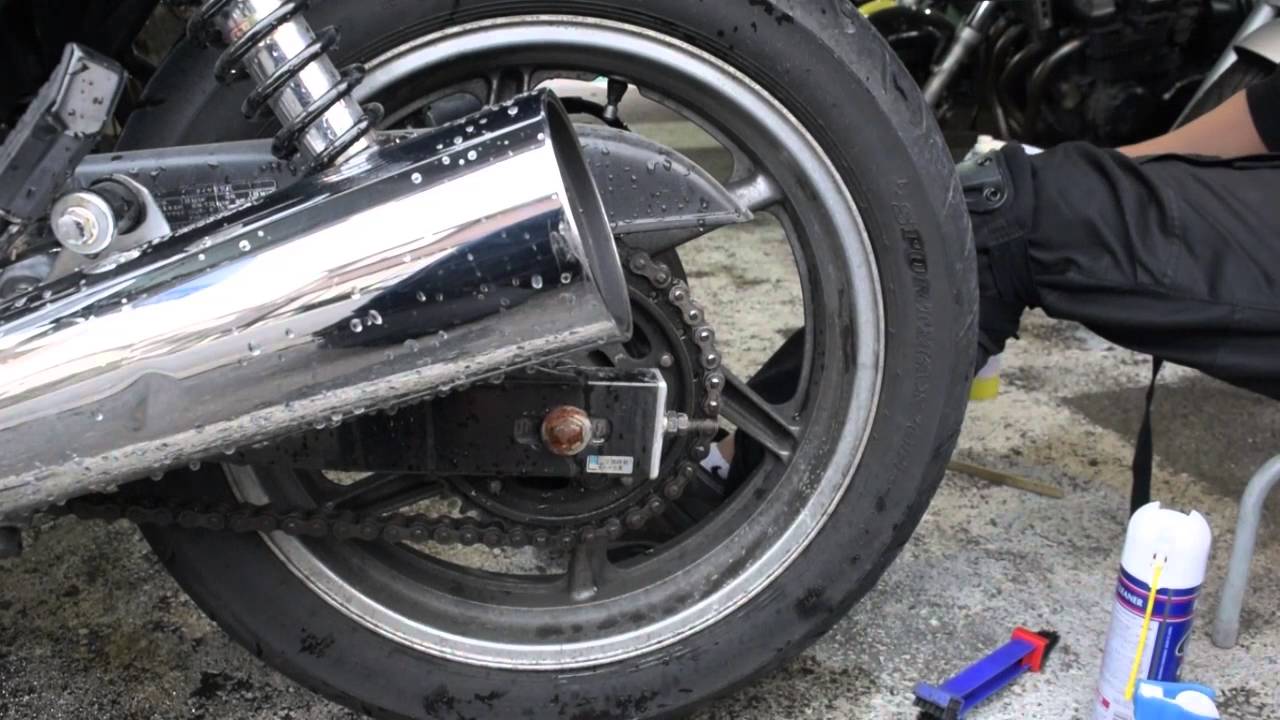 チェーンの洗浄方法と絶対にやってはいけない事：バイク洗車