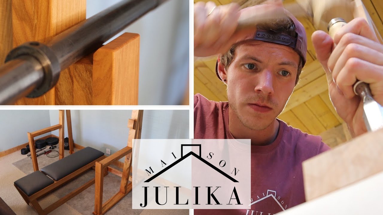 Fitness-Ecke für's Wohnzimmer bauen | Erste Keilverbindung gefertigt