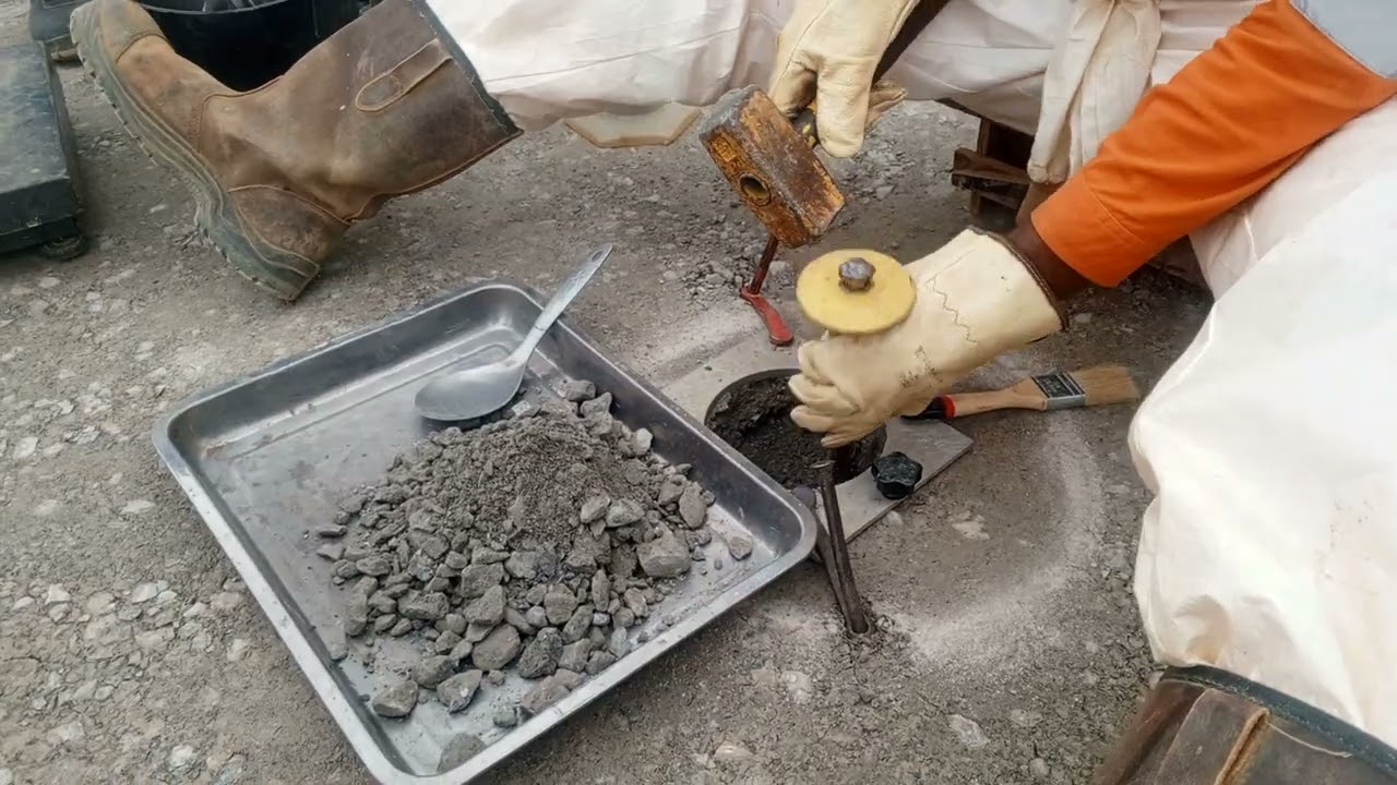 Essai de compacité d'une route de A à Z #btp #geniecivil #geotechnicalengineering #routes