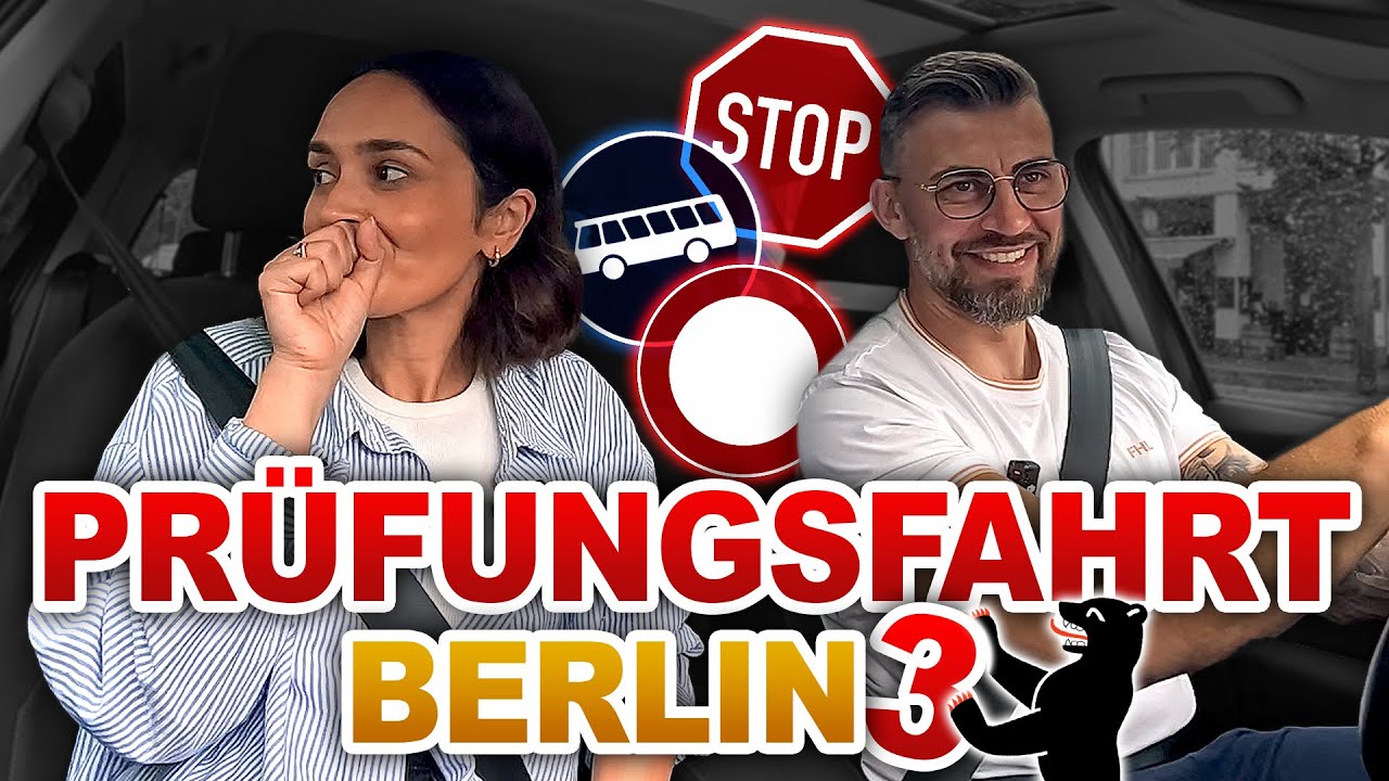 3. Prüfungsfahrt in Berlin 🐻 Darauf achtet der Prüfer! Fahren in der Innenstadt l Fahrprüfung PKW 🚗