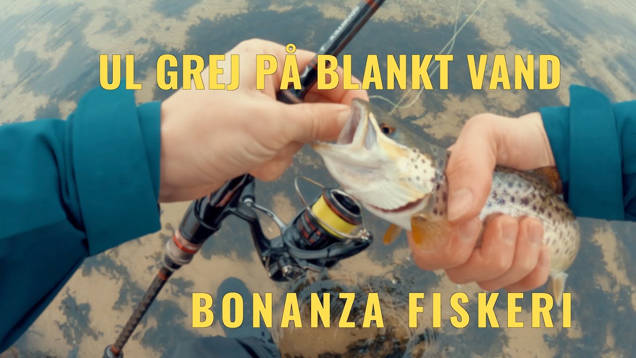Bonanza fiskeri - UL grej på blankt vand