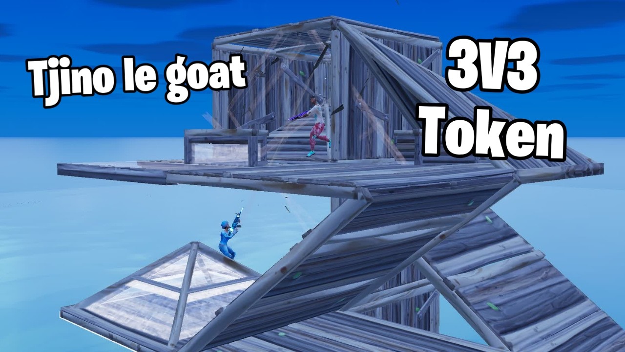 LE 3V3 TOKEN DE MALADE TJINO VS MOMSY LES GOAT #fortnite