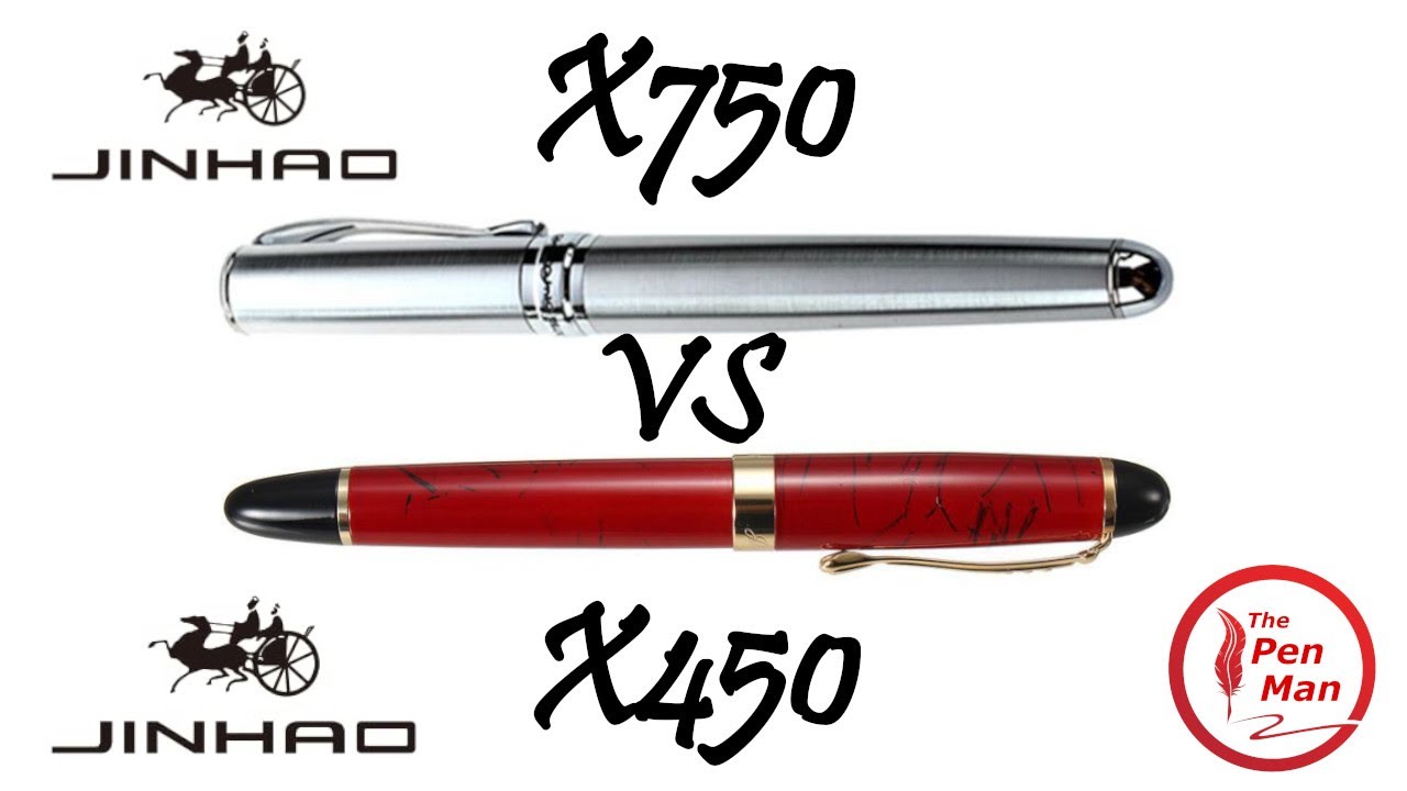 Battle of the Budget Pens: Jinhao X750 vs X450 Fountain Pens