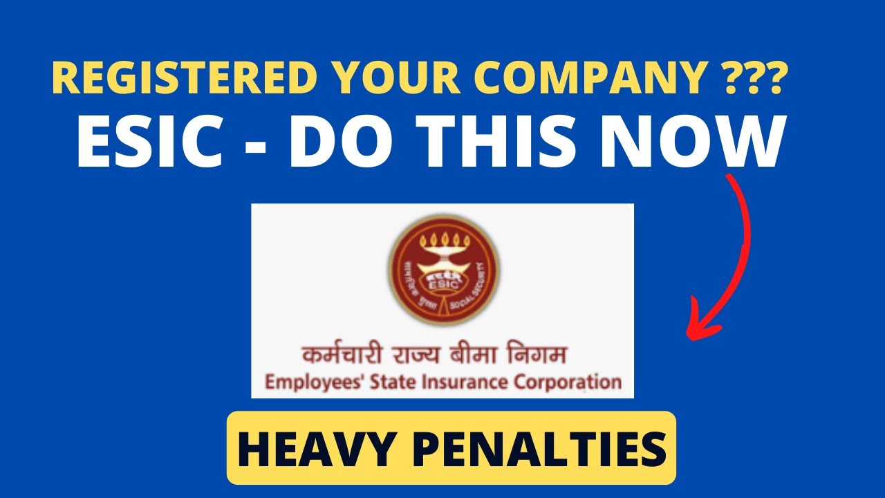 ESIC Registration what to do | esic new company registration online #esic #company #finance