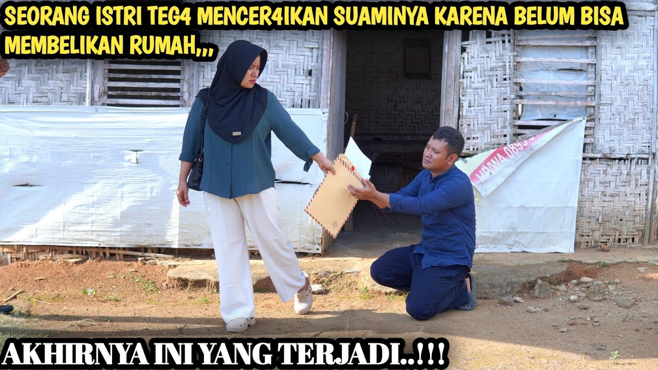 SEORANG ISTRI T3G4 MENCERAIKAN SUAMINYA KARENA BELUM BISA MEMBELIKAN RUMAH, AKHIRNYA INI YG TERJADI!