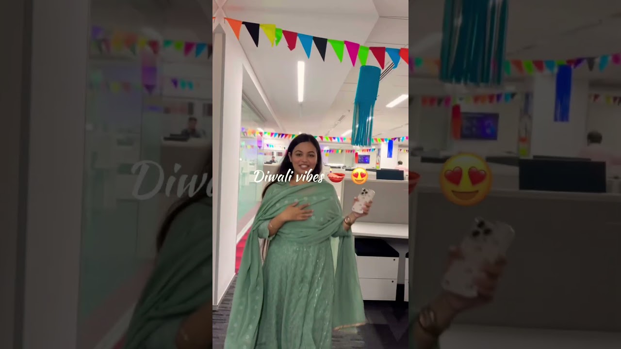 Office Diwali celebration 🩷🥳🥳 #viral #trending #trendingshorts #vlog #minivlog #diwali #corporate