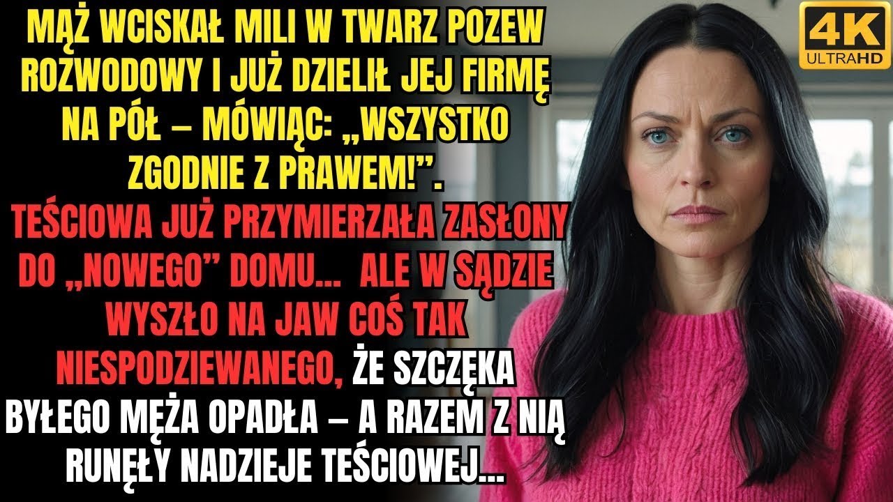 W sądzie wszystko się posypało  mąż stracił wszystkie prawa, a teściowa — razem z zasłonami swoich