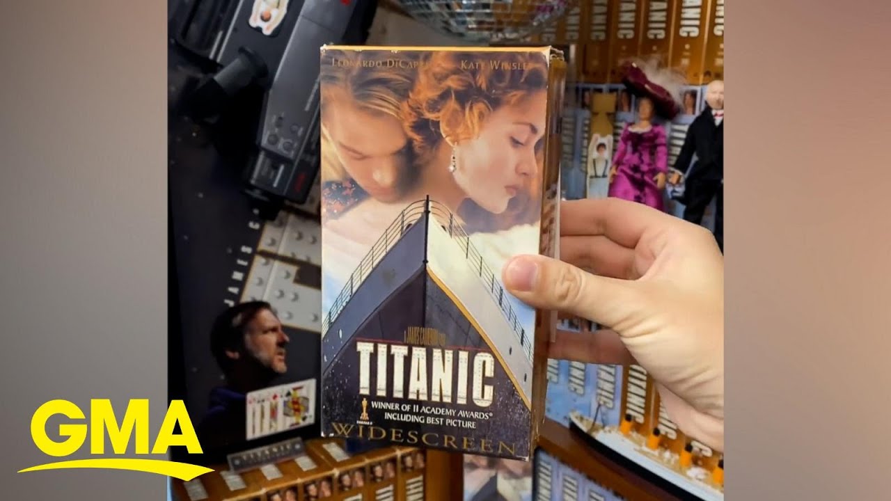 This fan aims to have the world's largest collection of 'Titanic' on VHS l GMA