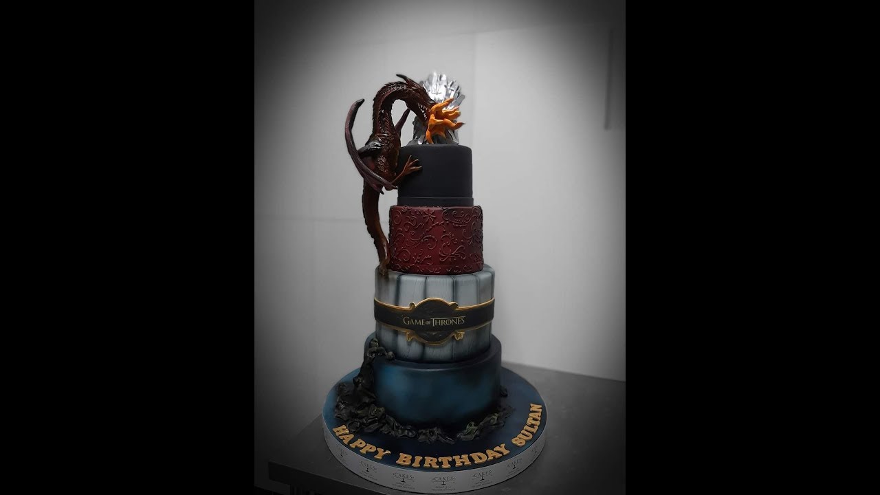 GAME of THRONES CAKE-LEaRN CAKE TV/vlog#2