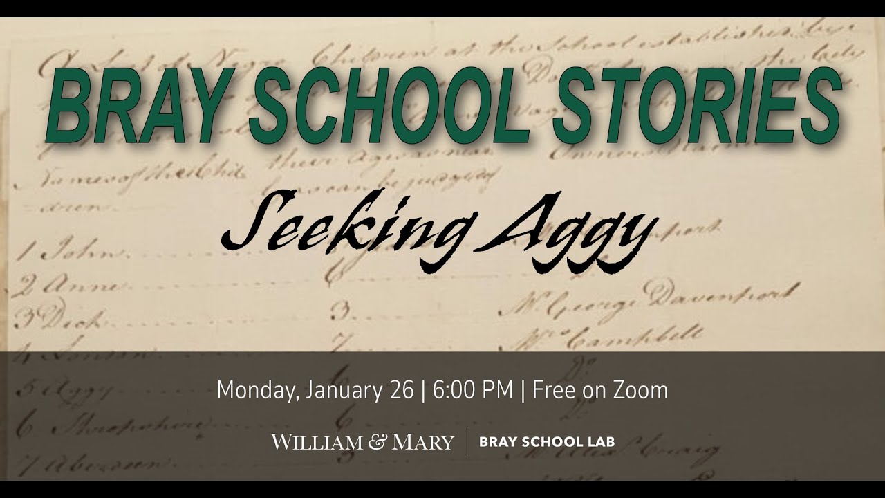 Bray School Stories: Seeking Aggy