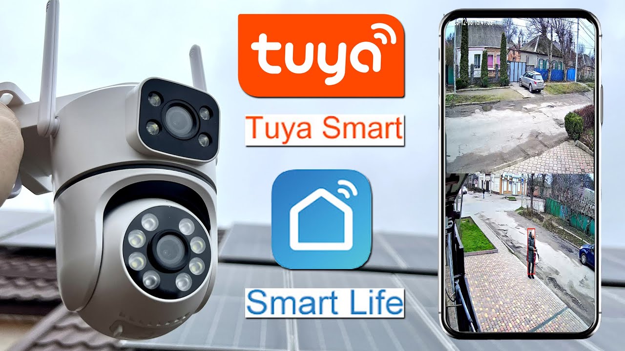Wifi камера Tuya Smart Life ONVIF Слежение за людьми.