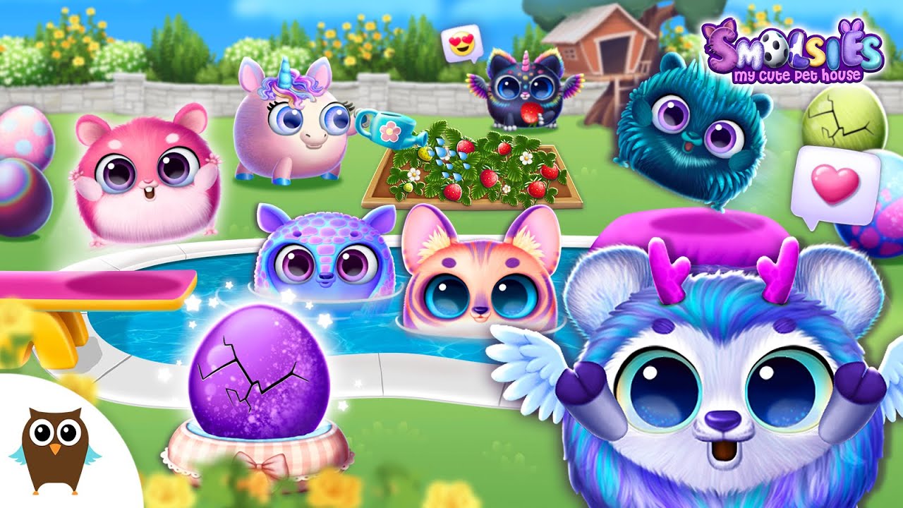 Smolsies Play Outside 🤗🌳Smolsies - My Cute Pet House | TutoTOONS