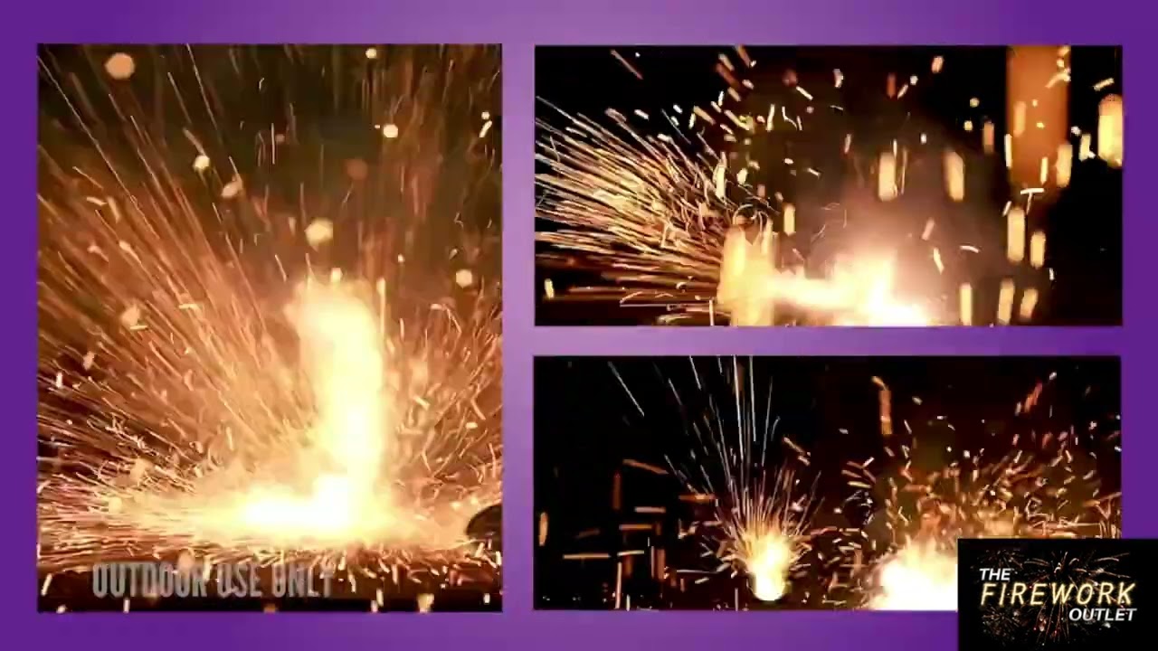 Crackling Balls of Fire Novelty Fireworks from The Firework Outlet