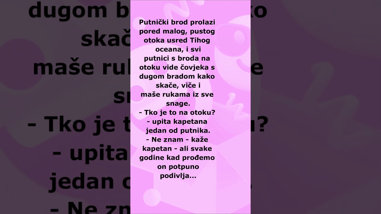 Pusti otok 😄😁 #humor #vicevi #zabava #komedija #smijeh #balkan #smehdosuza #najboljivicevi #top