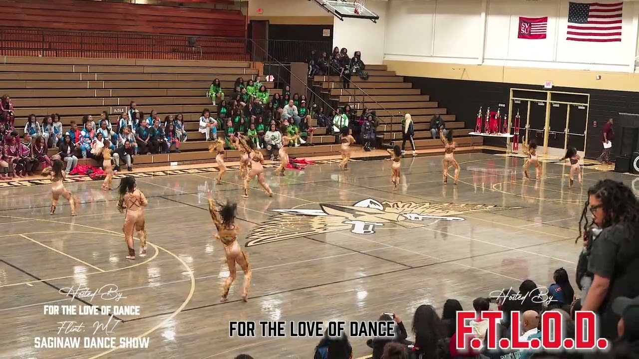 High School Majorette Dance | For The Love Of Dance Mini's | Hosting Showcase Dance | Flint, MI