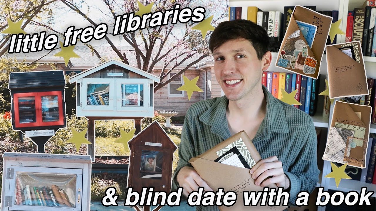 DIY BLIND DATE WITH A BOOK & LITTLE FREE LIBRARY HUNTING