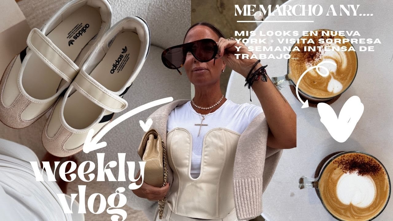 ME MARCHO A NY!! Mis LOOKS en Nueva York + visita sorpresa y  semana intensa de trabajo