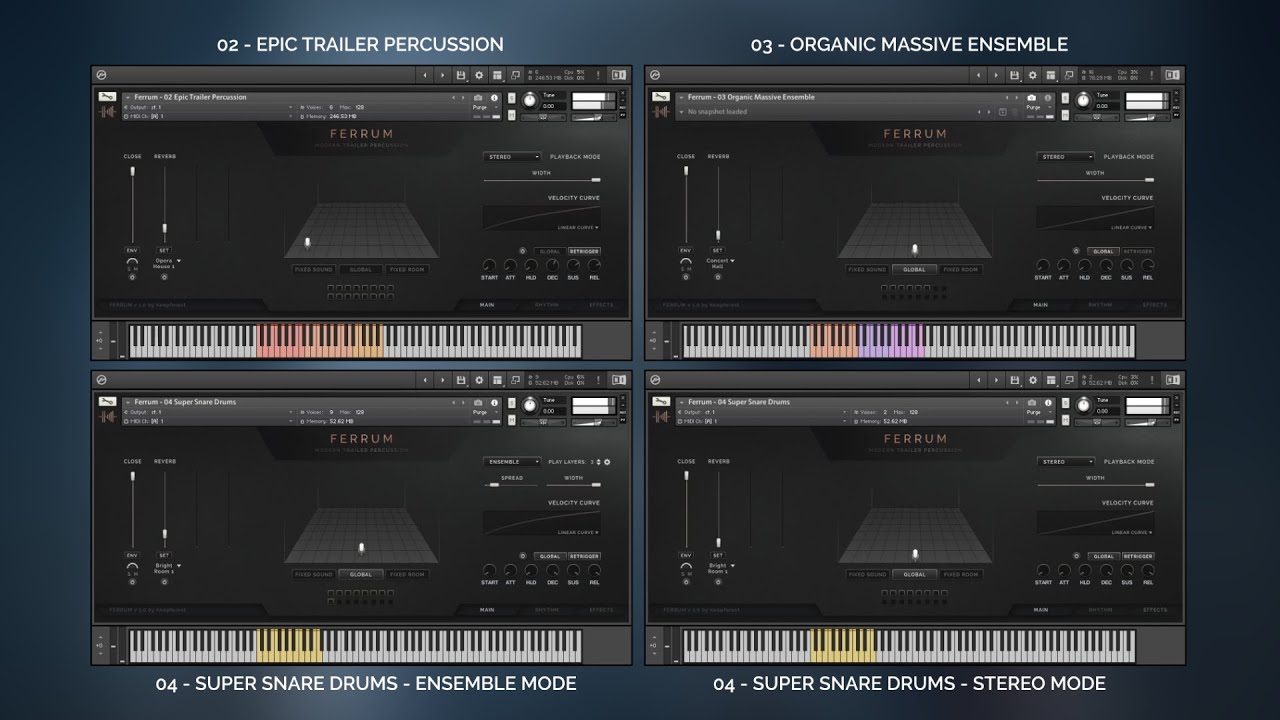 FERRUM: MODERN TRAILER PERCUSSION - QUICK LOOK