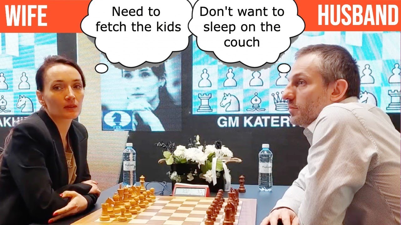 What actually happened when Grischuk played his wife! #chess