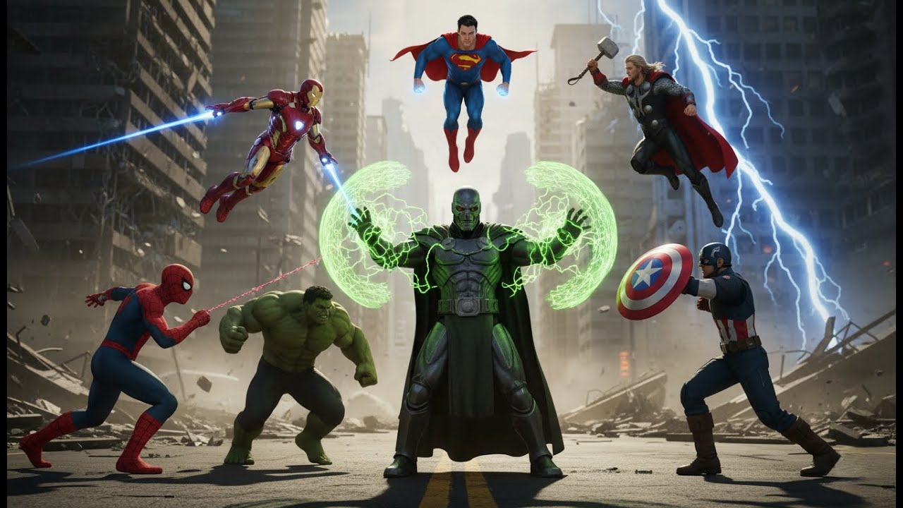 AI Superhero Movie: Doctor Doom vs The Avengers — Superman’s Final Stand!