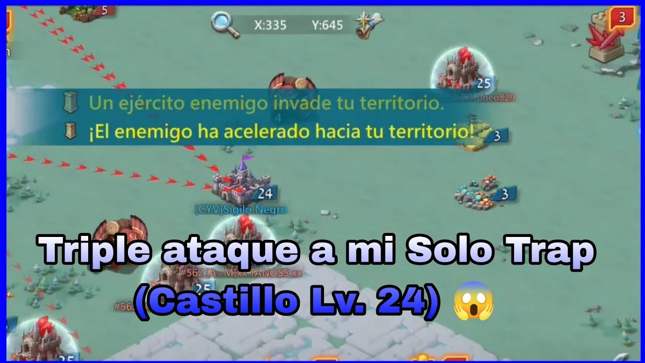 Lords Mobile - Mi Baby Solo Trap en el evento de KvK recibiendo triple ataque 😱 | TOP 1 en el KvK 💪