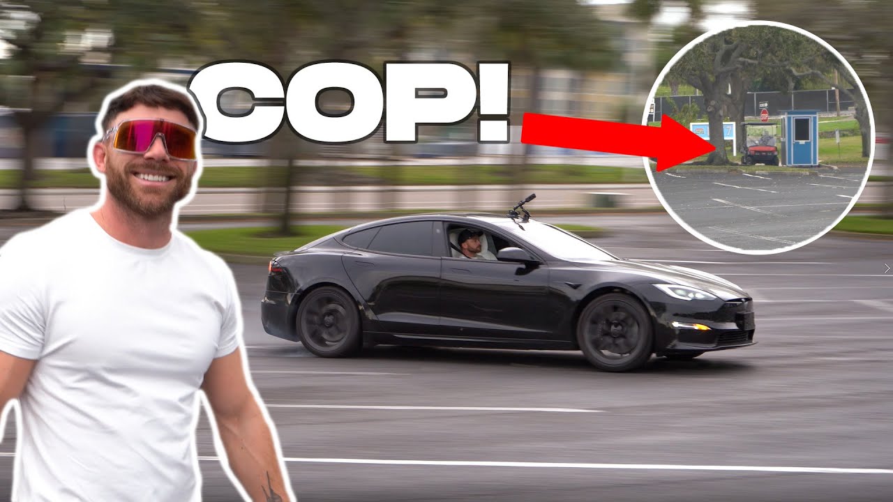 Tesla Owner Tries Drifting a Model S Plaid