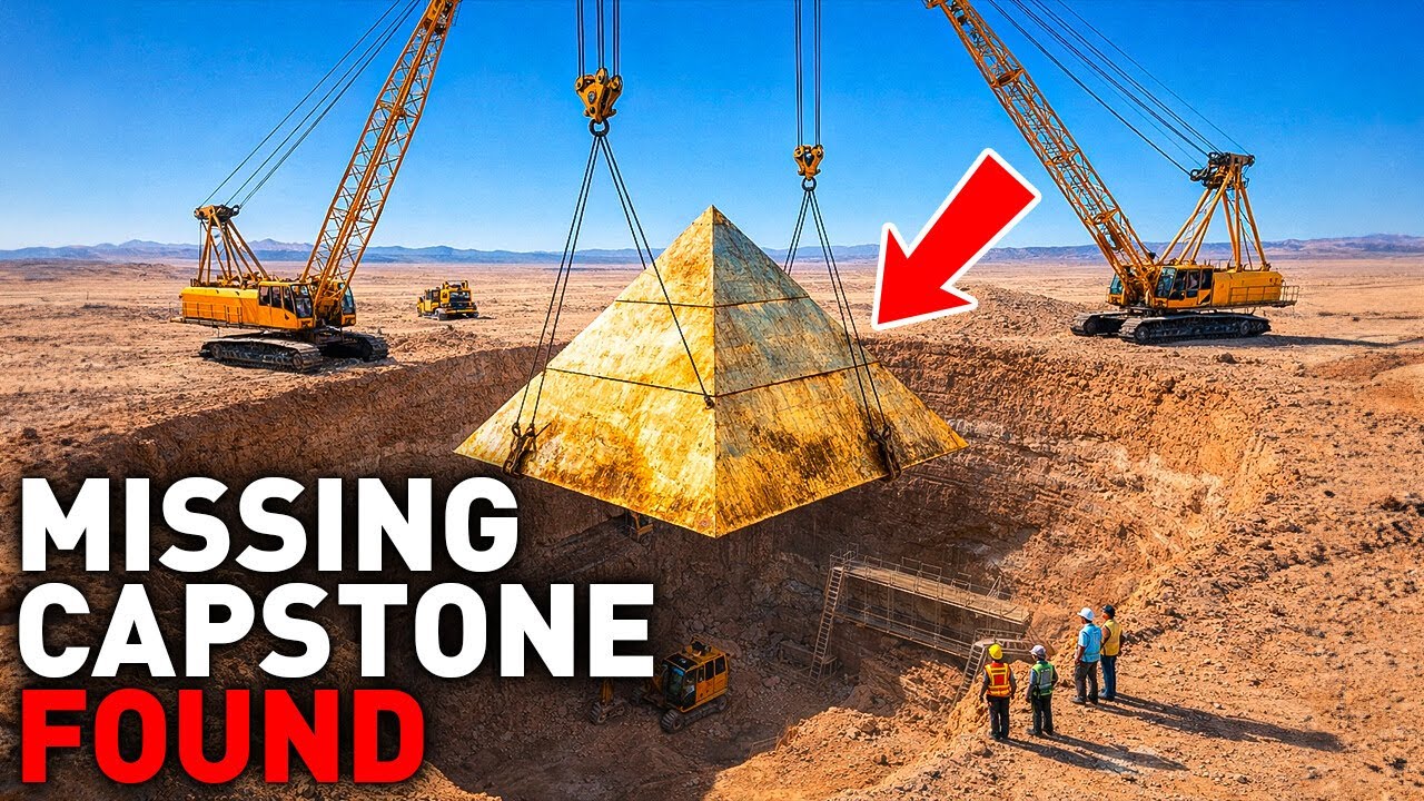 HUGE DISCOVERY: The Great Pyramid’s Lost Gold Capstone Finally FOUND
