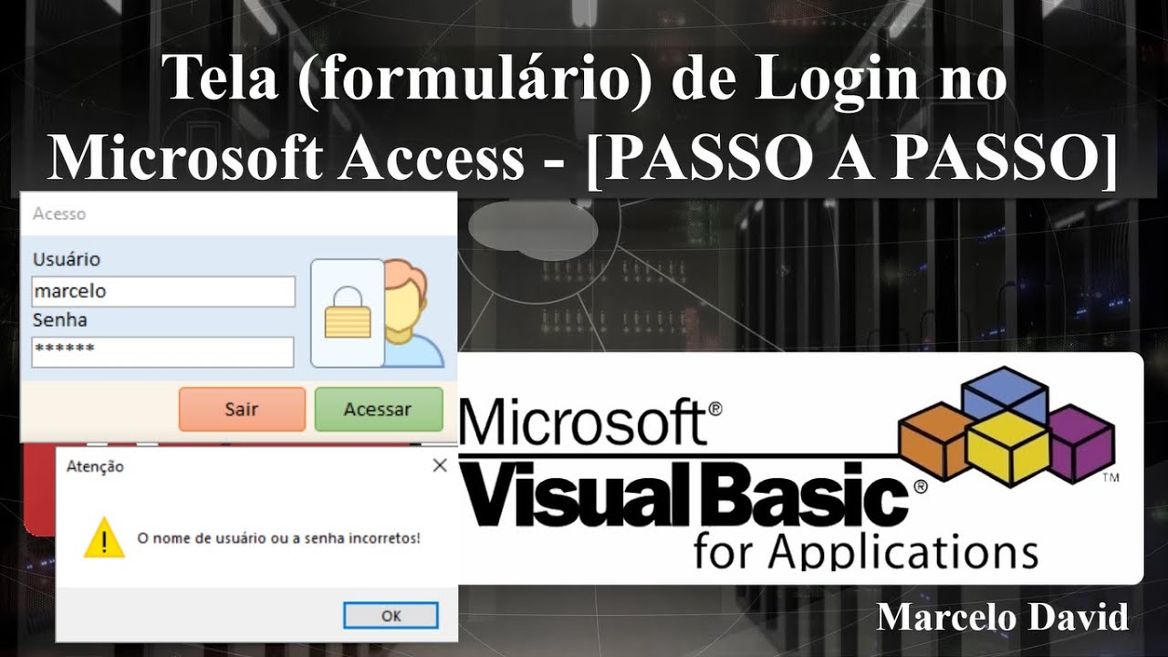 Formul&aacute;rio de Login no Microsoft Access [Passo a passo]