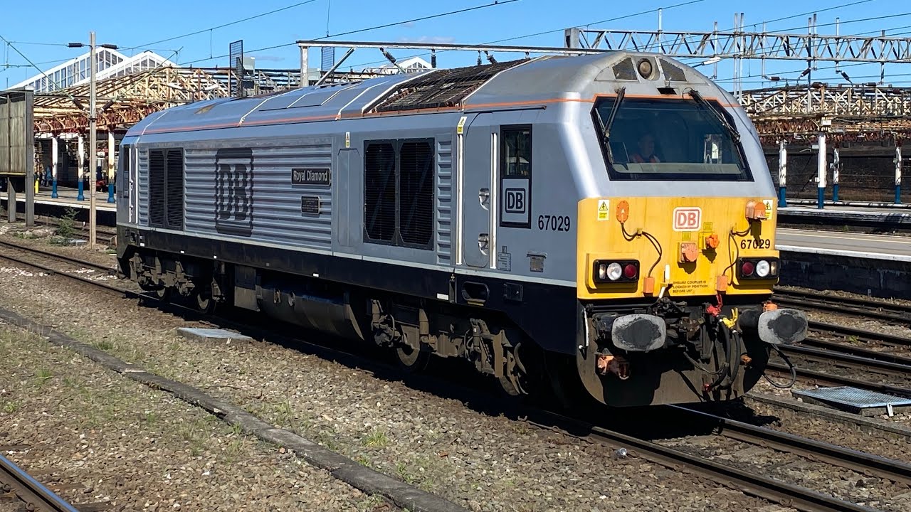 Class 67 | 67029 ‘Royal Diamond’ | Claggy! | DB Cargo UK | Crewe | 07/04/23