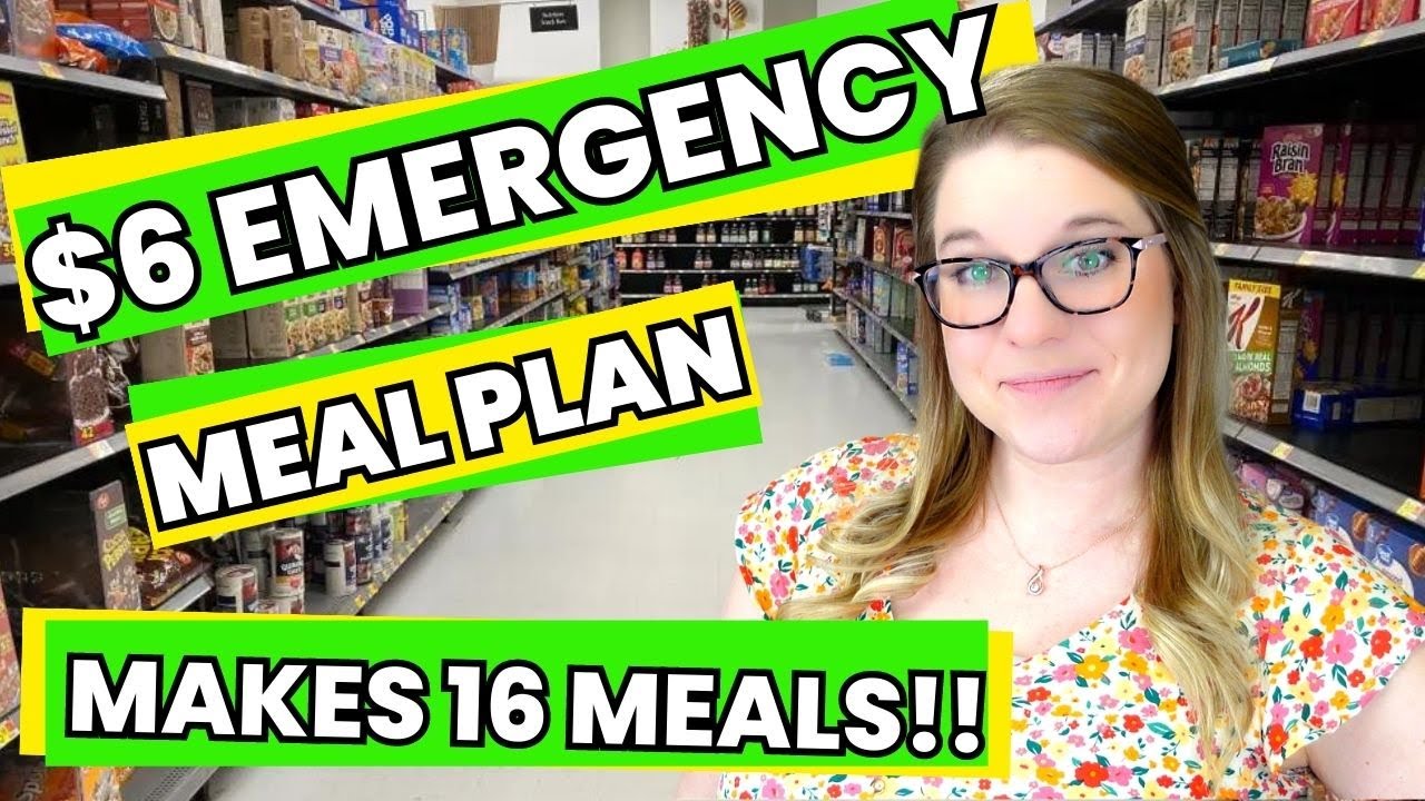 $6 EXTREME EMERGENCY BUDGET CHALLENGE | BREAKFAST, LUNCH & DINNER | MAKES 16 MEALS