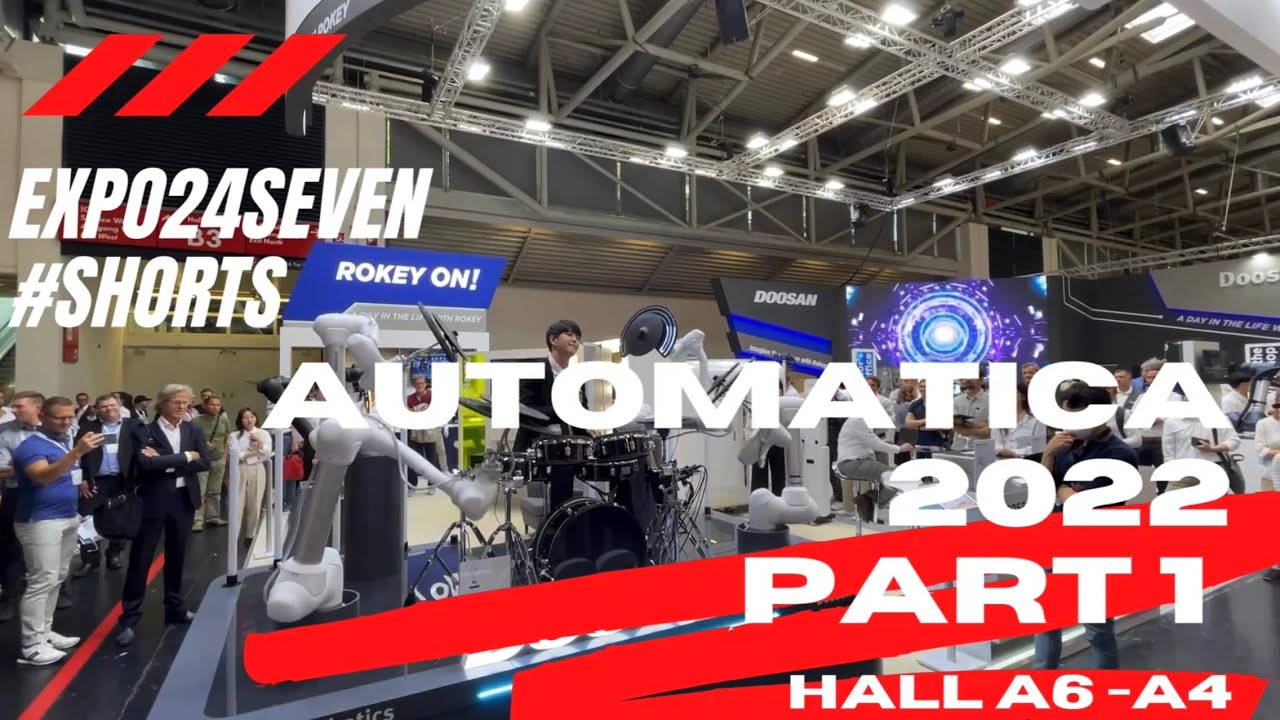 AUTOMATICA 2022 PART 1 / Hall A6 - A4 / please like and subscribe to our trade fair channel 💪