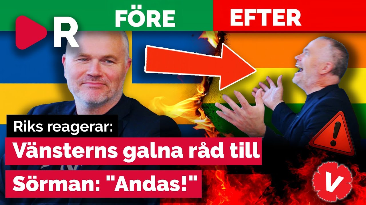 Riks reaktion: V&auml;nstern kallar Richard S&ouml;rman paranoid