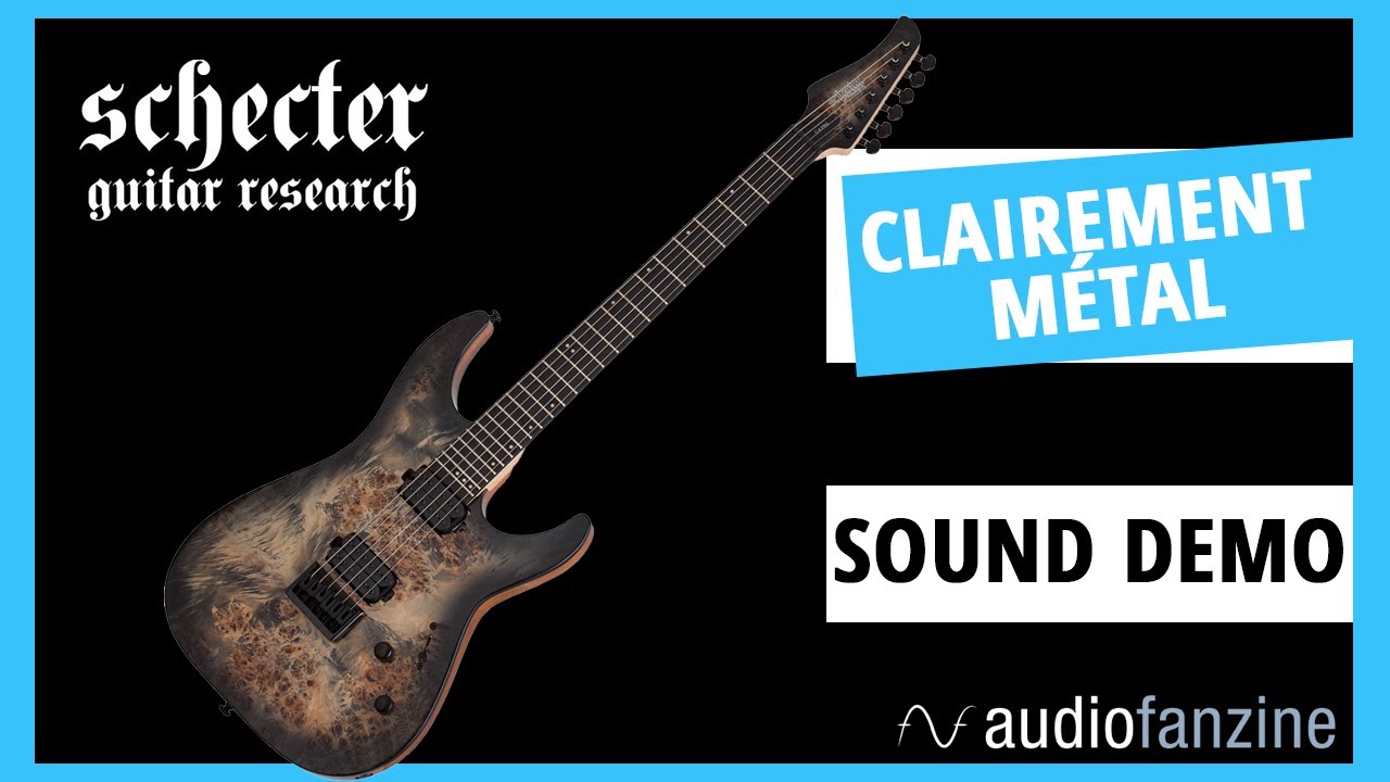 Schecter, c'est si pro ? - Test de la C-6 Pro Charcoal Burst 1 (Sound Only)