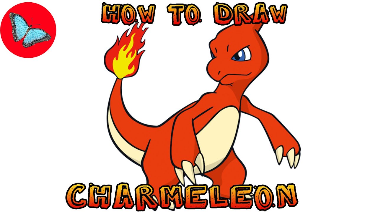 How To Draw Pokemon - Charmeleon | Drawing Animals