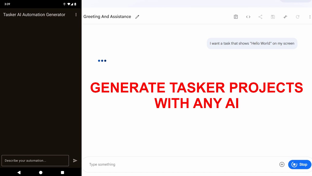 Tasker - Generate Projects With Any AI